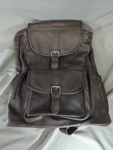 Vintage brown leather - brown,